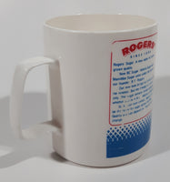 Rare Vintage Rogers' Since 1890 Natural Fine Granulated Sugar 3 1/2" Tall Plastic Coffee Mug Cup
