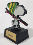 Vintage 1970s Aviva United Syndicate Features Snoopy Ski Bum 5 1/4" Tall Plastic Trophy