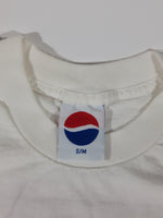 1990s Pepsi Cola S/M Small White T-Shirt