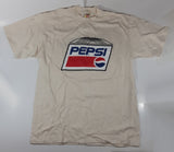 Oneita Power-T Pepsi Cola Henderson Excelsior Motor Mfg And Supply Co. Chicago U.S.A. X Large Cream White T-Shirt