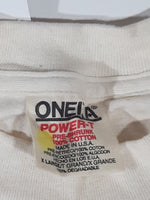 Oneita Power-T Pepsi Cola Henderson Excelsior Motor Mfg And Supply Co. Chicago U.S.A. X Large Cream White T-Shirt