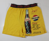 Rare Pepsi Cola Chinese Yellow Boxer Shorts Size M/M Medium New with Tags