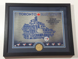 The Highland Mint Toronto Blue Jays 2-Time World Series Champions 1992 & 1993 12" x 15" Framed Picture with Solid Bronze Coin Medallion