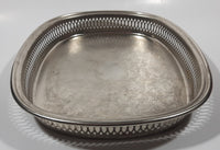 Rare Vintage Wm. A. Rogers 3492 Air Canada Engraved Etched Silver Plated Brass Airplane Beverage Serving Tray