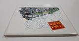 Vintage Canadian National Railway "Mountain" Type No. 6060 Train Locomotive Ceramic Tile