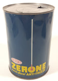 Vintage Dupont Zerone Anti-Rust Anti-Freeze Blue 5 1/2" Tall One Quart Metal Can