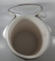 Vintage Pepsi Cola Can Shaped 13 1/2" Tall White Faux Leather Covered Beverage Drink Camping Cooler