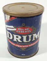 Vintage Douwe Egberts Drum Excellent Finest Cigarette Tobacco 150g Blue Tin Metal Can with Plastic Lid