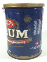 Vintage Douwe Egberts Drum Excellent Finest Cigarette Tobacco 150g Blue Tin Metal Can with Plastic Lid