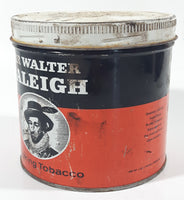 Vintage Sir Walter Raleigh Smoking Tobacco 6 Oz Tin Metal Can