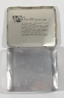 Vintage Marcovitch Black & White Cigarettes 20 Count Tin Metal Holder Case