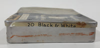 Vintage Marcovitch Black & White Cigarettes 20 Count Tin Metal Holder Case