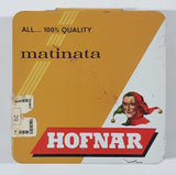 Vintage Hofnar Matinata All.... 100% Quality Cigarettes 20 Count Tin Metal Holder Case