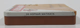 Vintage Hofnar Matinata All.... 100% Quality Cigarettes 20 Count Tin Metal Holder Case