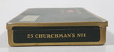 Vintage Churchman's No 1 Cigarettes Green 25 Count Tin Metal Holder Case