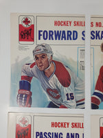 Vintage Pepsi and Diet Pepsi CAHA Hockey Posters Set of 4 Robinson, Trottier, Houle, Turnbull