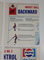 Vintage Pepsi and Diet Pepsi CAHA Hockey Posters Set of 4 Robinson, Trottier, Houle, Turnbull