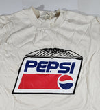 Oneita Power-T Pepsi Cola Henderson Excelsior Motor Mfg And Supply Co. Chicago U.S.A. X Large Cream White T-Shirt