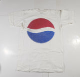 1990s Pepsi Cola S/M Small White T-Shirt