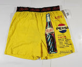 Rare Pepsi Cola Chinese Yellow Boxer Shorts Size M/M Medium New with Tags