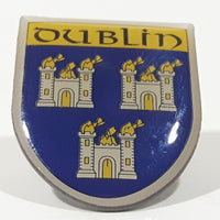 Dublin Ireland Crest Style Metal Lapel Pin