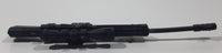 Black Gun with Scope Toy Action Figure Accessory