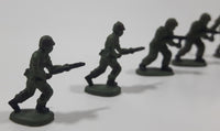 Miniature Tiny 7/8" Tall Rubber Soldiers Set of 10