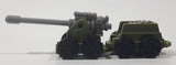 Mobile Artillery and Shell Trailer Army Green and Grey Plastic Toy Car Vehicles