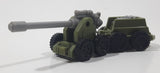 Mobile Artillery and Shell Trailer Army Green and Grey Plastic Toy Car Vehicles