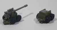 Mobile Artillery and Shell Trailer Army Green and Grey Plastic Toy Car Vehicles