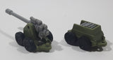 Mobile Artillery and Shell Trailer Army Green and Grey Plastic Toy Car Vehicles