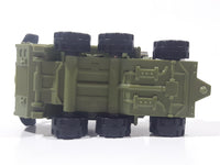 Armored Truck Army Green and Grey Plastic Toy Car Vehicle