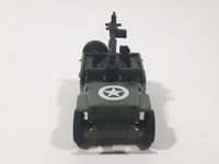1997 G.T.I. Grand Toys Jeep Army Green Plastic Toy Car Vehicle