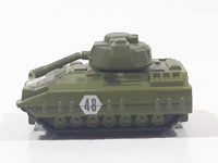 Funrise Micro Machines Style 48 Tank Army Green Die Cast Toy Car Vehicle