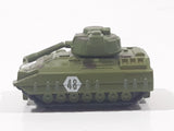 Funrise Micro Machines Style 48 Tank Army Green Die Cast Toy Car Vehicle