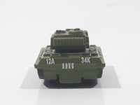 Funrise Micro Machines Style 34KA 12A 34K Tank Army Green Die Cast Toy Car Vehicle