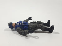 Chap Mei Soldier Grey Blue 4" Tall Toy Action Figure