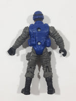 Chap Mei Soldier Grey Blue 4" Tall Toy Action Figure