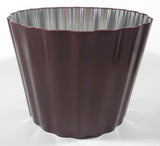 Snapco Reese's Peanut Butter Cups Cineplex Movies Made Sweeter Chocolate Brown 6 1/4" Tall Metal Can Popcorn Bucket