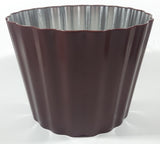 Snapco Reese's Peanut Butter Cups Cineplex Movies Made Sweeter Chocolate Brown 6 1/4" Tall Metal Can Popcorn Bucket