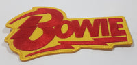 David Bowie 2 1/2" x 4" Embroidered Fabric Iron On Patch Badge