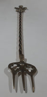 Antique Jester 19 1/2" Solid Brass Toasting Fork