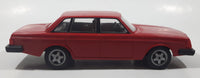 Vintage Stahlberg Volvo GLT Red 9 1/2" Long Plastic Dealer Promo Model Toy Car Vehicle Made in Finland
