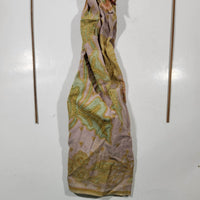 Antique Indonesian Wayang Golek 24" Hand Made Wood Theater Puppet In Traditional Batik Clothing