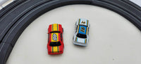 Vintage Life-Like Racing Turbo Blaster Raceway HO Scale Electric Racing Slot Car Track with Box