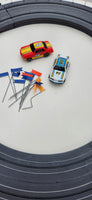 Vintage Life-Like Racing Turbo Blaster Raceway HO Scale Electric Racing Slot Car Track with Box
