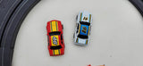 Vintage Life-Like Racing Turbo Blaster Raceway HO Scale Electric Racing Slot Car Track with Box
