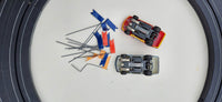 Vintage Life-Like Racing Turbo Blaster Raceway HO Scale Electric Racing Slot Car Track with Box
