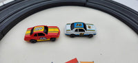 Vintage Life-Like Racing Turbo Blaster Raceway HO Scale Electric Racing Slot Car Track with Box