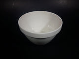 Vintage White Ironstone Pottery Pudding Bowl - Treasure Valley Antiques & Collectibles